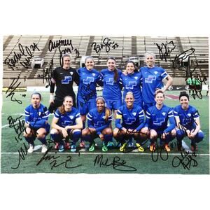 Boston Breakers NWSL 2014 Starting 11 Autographed Photo 8x10"